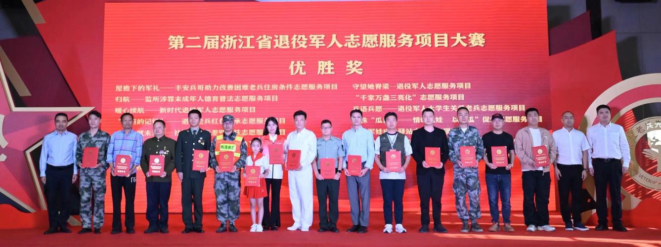 退役军人志愿服务项目大赛颁奖