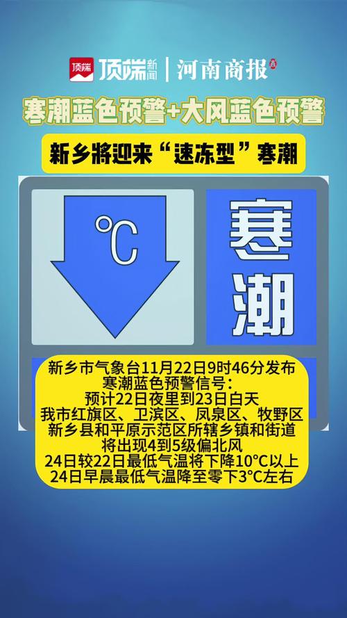 黑龙江省泰来县发布寒潮蓝色预警_1
