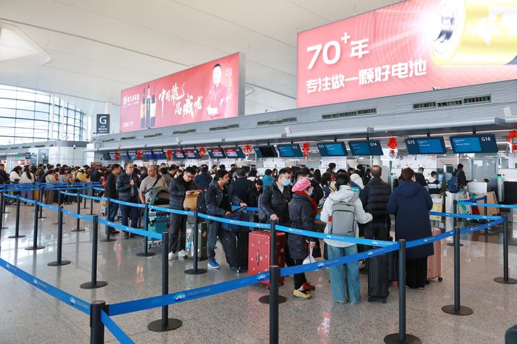浙江宁波机场今年春运出入境旅客量同比增6成