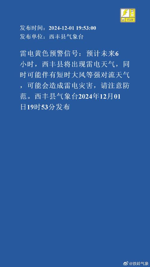 贵州省清镇市发布雷电黄色预警_6