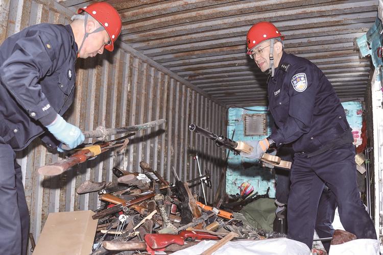 莆田涵江警方加强枪爆物品安全管理