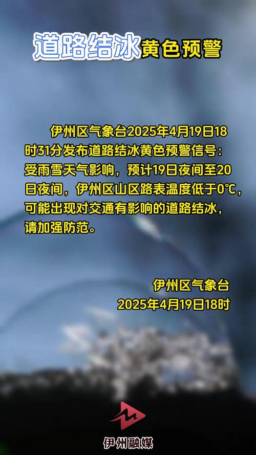 青海省甘德县发布道路结冰黄色预警_7