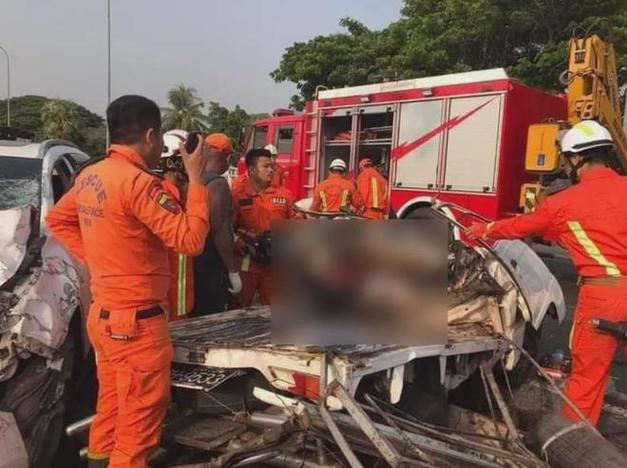缅甸仰光发生车辆起火事故 致3人死亡