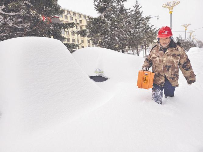 降雪天气持续影响吉林 多部门积极应对风雪考验