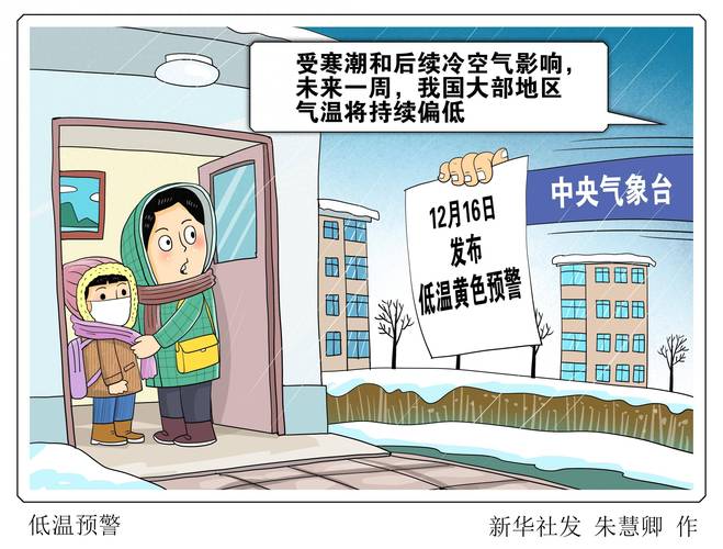 山东省宁津县发布低温黄色预警